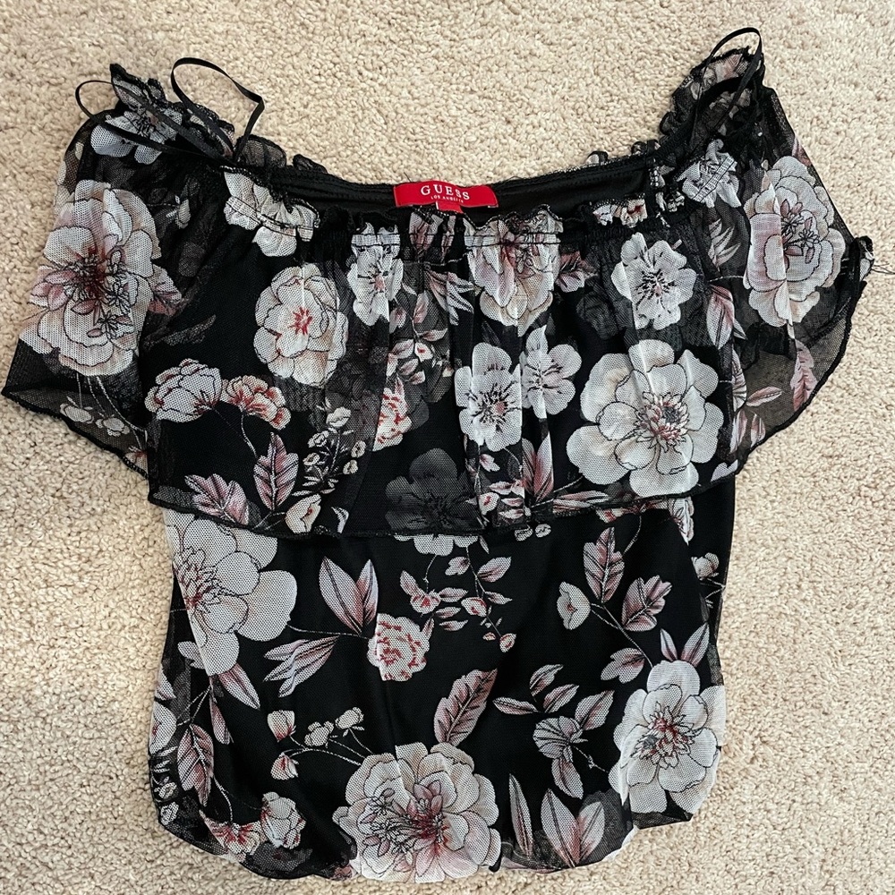 GUESS Floral Pattern Blouse